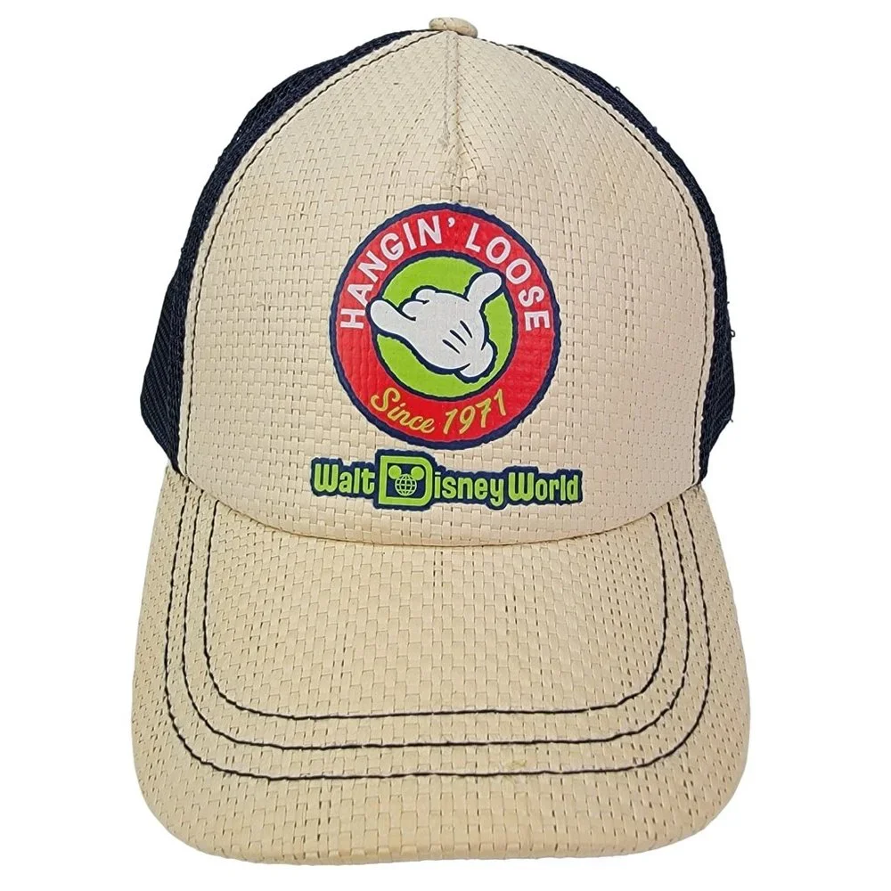 Disney Parks Mickey Mouse Hang Loose Snapback Hat Ball Cap Authentic Unisex OSFA